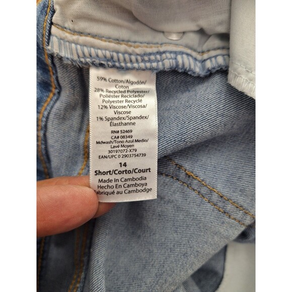 SOFIA VERGARA Melisa Flare Jeans Women's Sz 14 Short Stretch Bohemian Hippie 70s - Picture 14 of 14